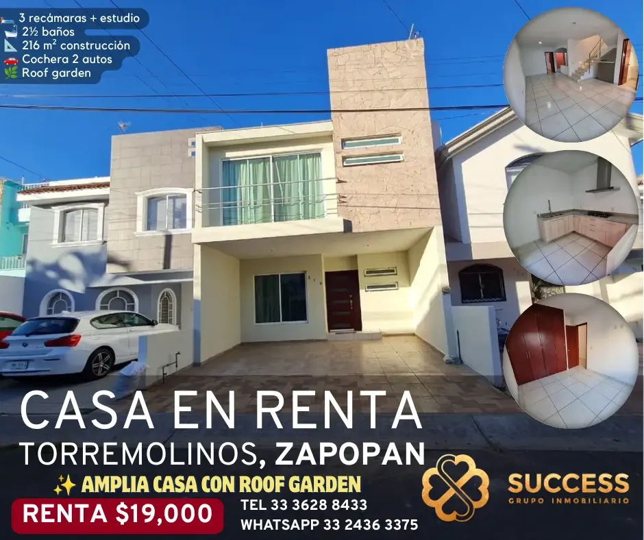 Casa en renta en Villas de Torremolinos, Zapopan — foto 1 de 23