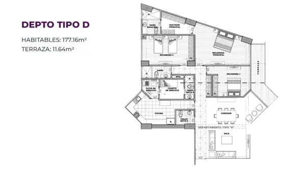 Departamento en venta en Lomas de Tecamachalco, Naucalpan de Juárez — foto 3 de 14