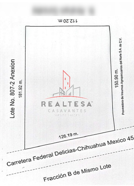 Terreno en renta en Colonia Terrazas, Delicias — foto 3 de 4