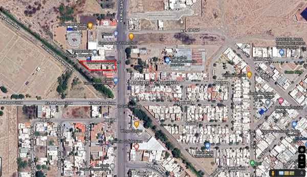 Terreno Comercial Renta Delicias Chihuahua 83,0000 Clater RGC
