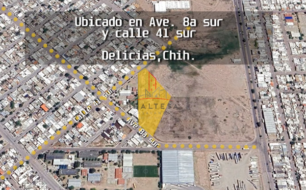 Terreno Venta Sector Sur Delicias Chih 6,639,056 Clater RGC