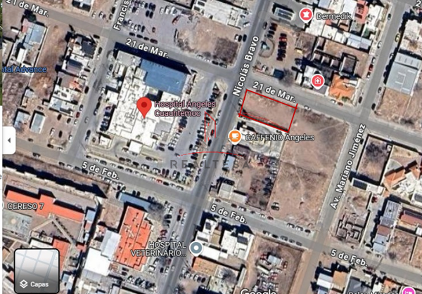 Terreno Comercial Renta Progreso Cuauhtémoc Chihuahua 40,800 Indter RGC