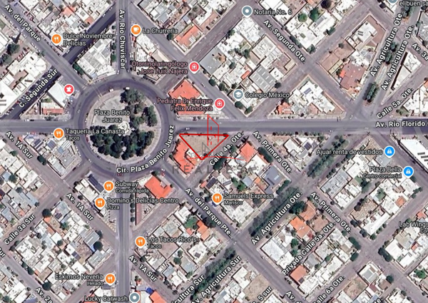 Terreno Comercial Renta Sector Oriente Delicias Chih 55,000 Clater RGC