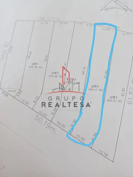 Terreno Habitacional Venta Los Angeles 584,170 Vegjov R133