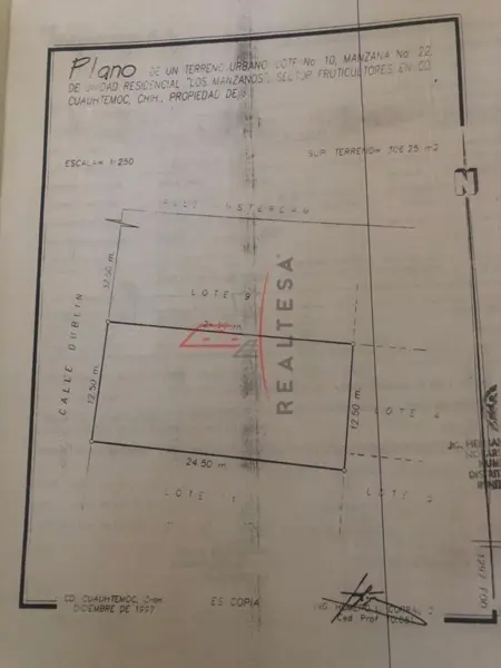 Terreno en venta en Campo 117, Cuauhtémoc — foto 3 de 3
