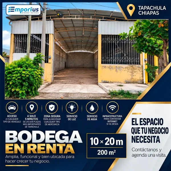 Bodega en renta en Residencial las Vegas, Tapachula — foto 3 de 3