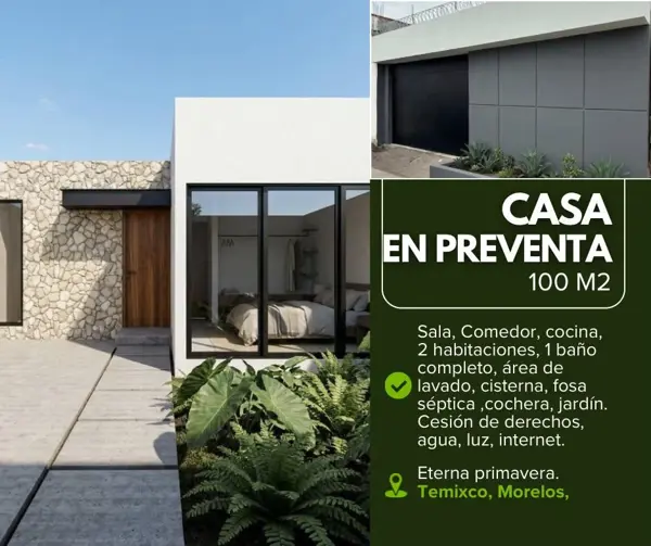 PRE VENTA CASA NUEVA