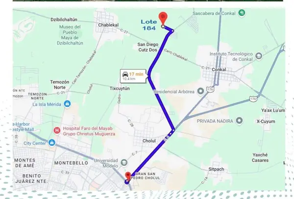 Terreno en venta en Conkal, Conkal — foto 2 de 4
