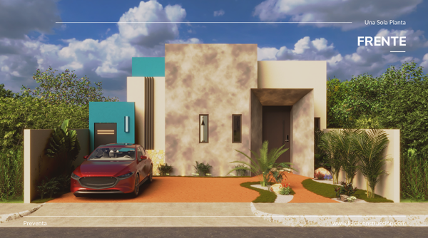 Casa Chic en Venta/Praderas del Mayab/Conkal/Yucatán