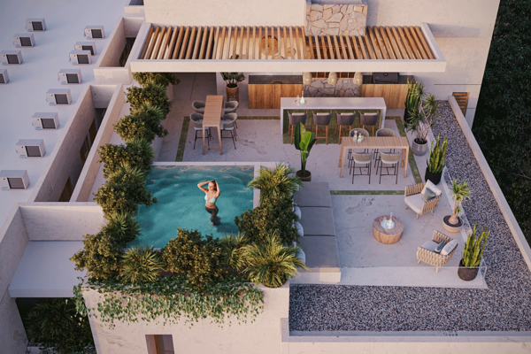 Departamento en venta en Dzibilchaltún, Mérida — foto 2 de 9
