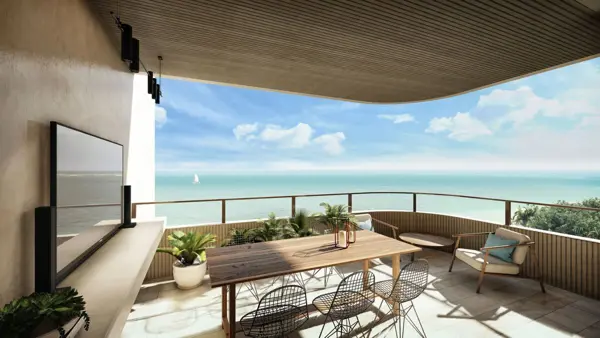 Venta de Departamento Frente al Mar en Telchac Puerto, Yucatán