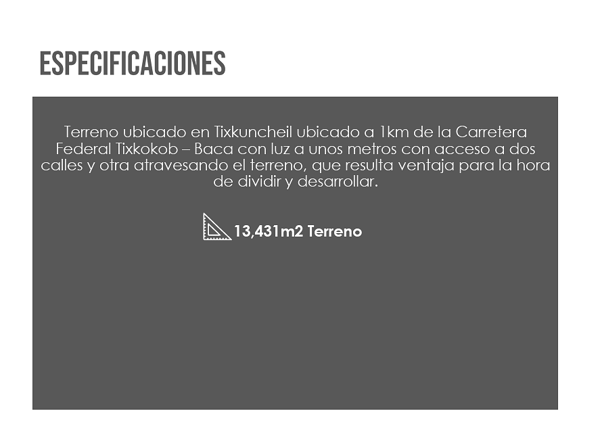 Terreno en venta en Tixkuncheil, Baca — foto 2 de 5