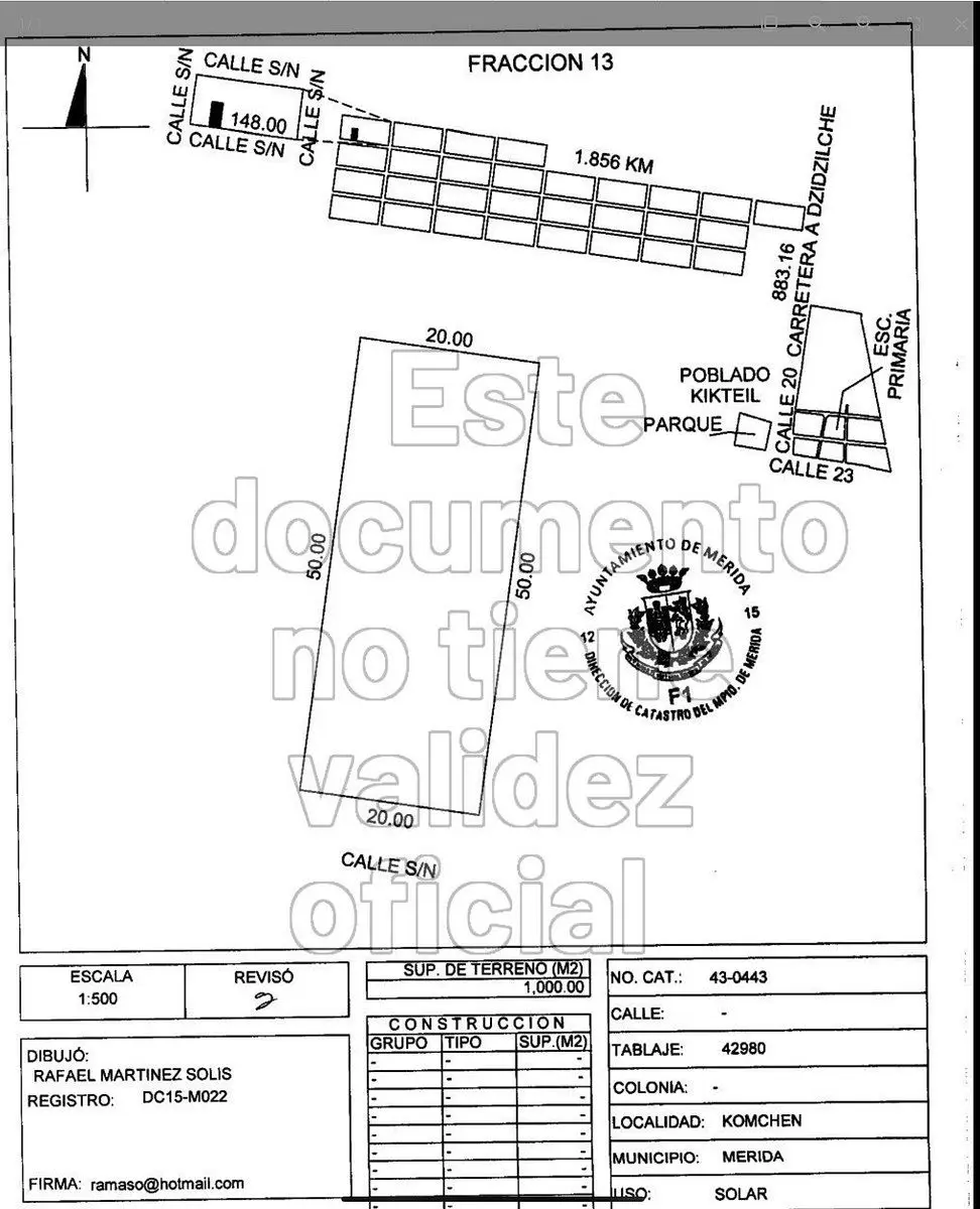 Terreno en venta en Komchen, Mérida — foto 1 de 5