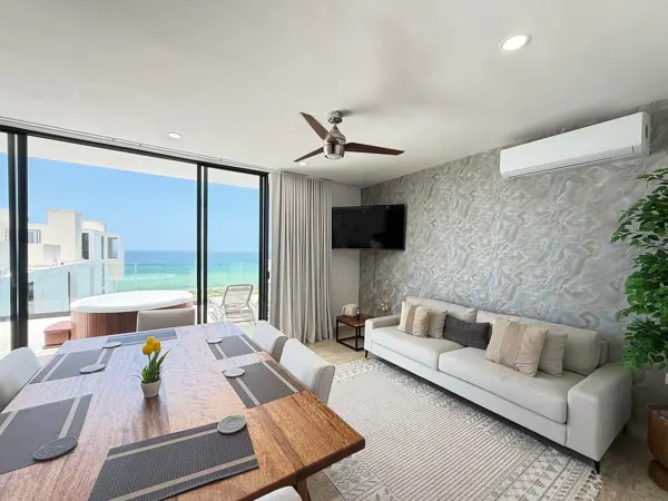 Departamento en venta frente al mar en San Bruno, Yucatán, de 6 recámaras