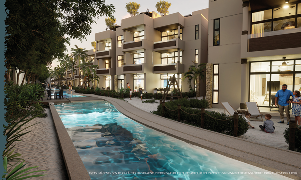 Departamento en venta, Najau, 4 recamaras, Roof Top,Playa San Benito km 24.5