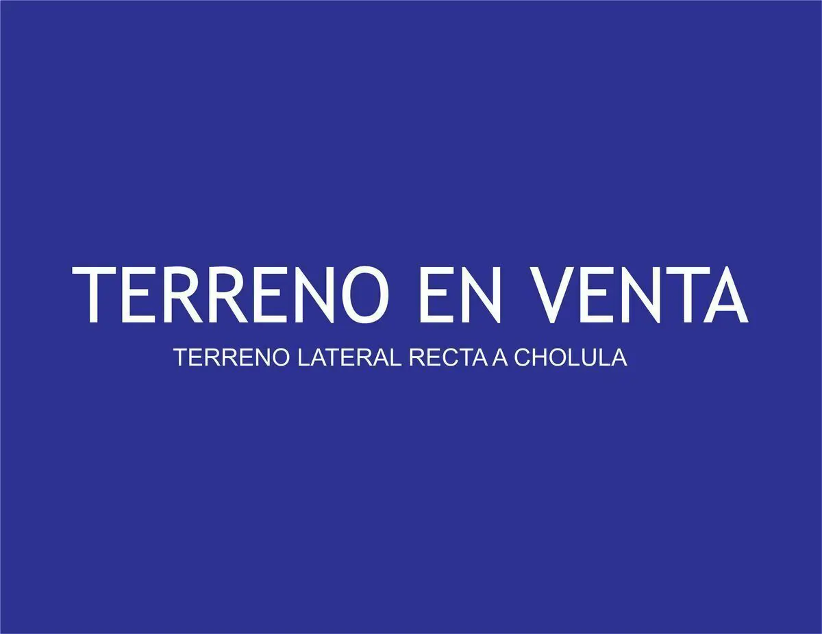 Terreno en venta en Villas las Américas, San Andrés Cholula — foto 1 de 7