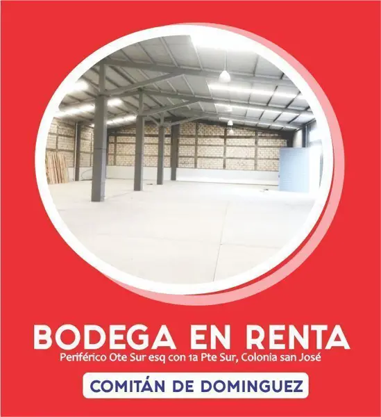 Bodega en renta en San José, Comitán de Domínguez — foto 2 de 6