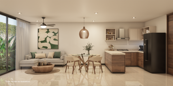 Departamento en venta en Temozon Norte, Mérida — foto 2 de 5