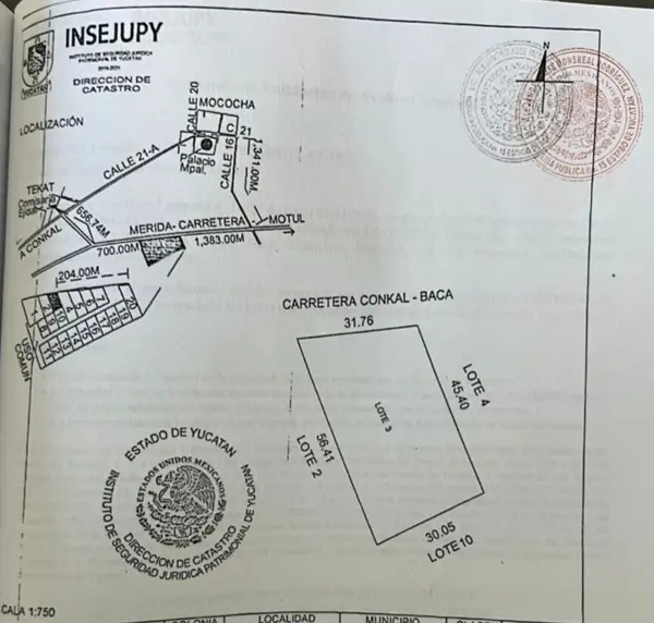 Terreno en venta en Mococha, Mocochá — foto 3 de 3