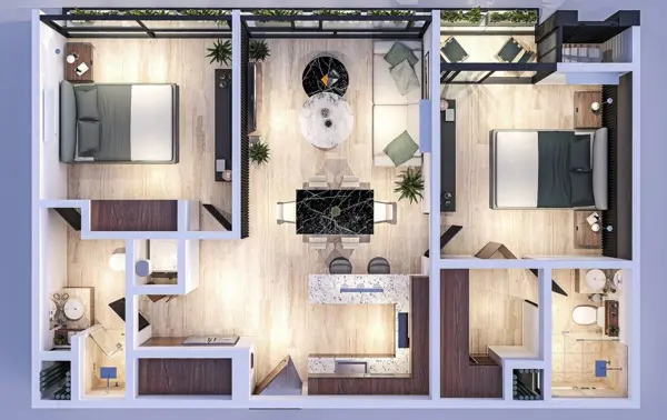 Departamento en venta en Santa Rita Cholul, Mérida — foto 3 de 15