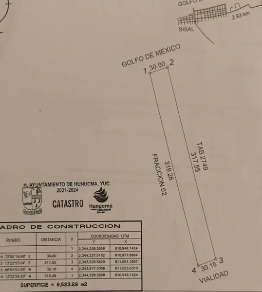 Terreno en venta en Sisal, Hunucmá — foto 2 de 3