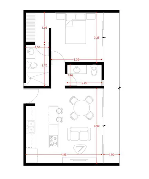 Departamento en venta en Temozon Norte, Mérida — foto 2 de 6