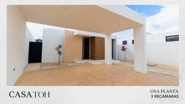 Casa Toh en venta Fiora Residencial Cholul, Mérida Yucatán