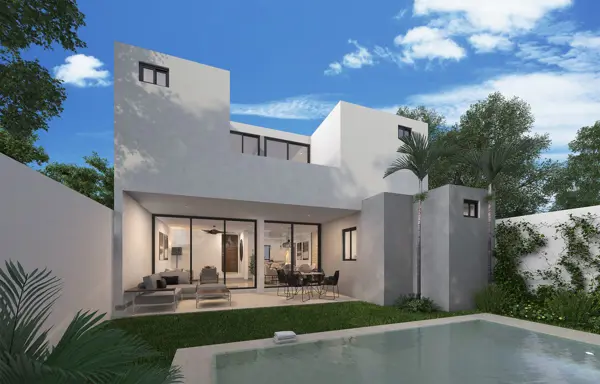 Venta de casa Modelo 205 | Temozón | 3 recámaras y piscina