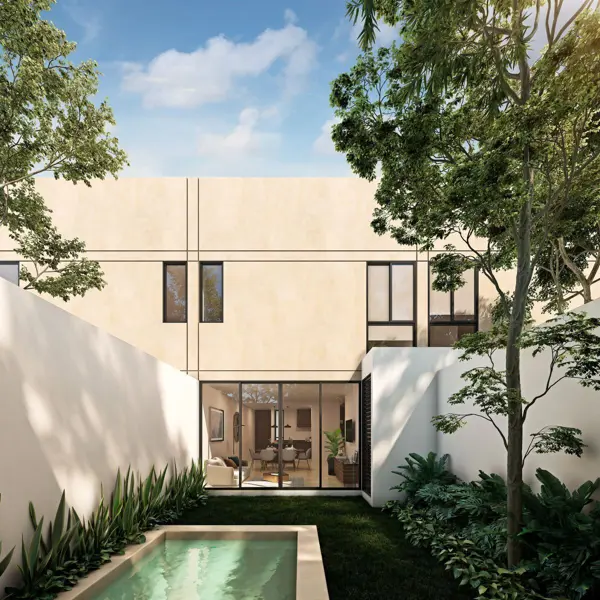 Venta Townhouse en privada con piscina Cholul