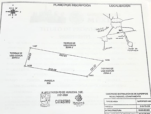 Terreno en venta en Hunucmá, Hunucmá — foto 3 de 5