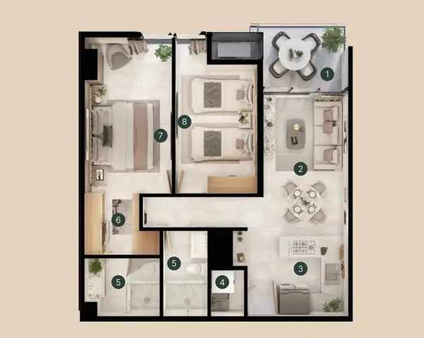 Departamento en venta en Santa Maria, Monterrey — foto 2 de 13