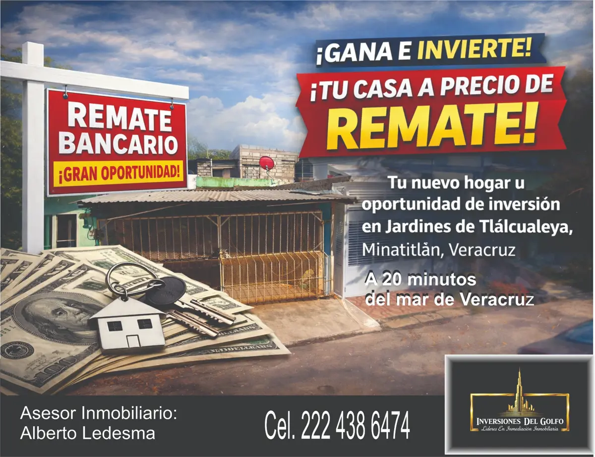 Casa en venta en Jardines de Tlalcualeya, Minatitlán — foto 1 de 8