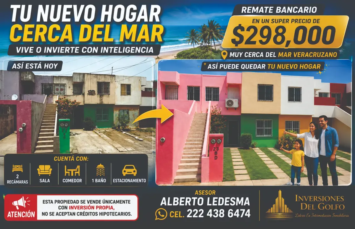 Departamento en venta en Oasis, Veracruz — foto 1 de 15