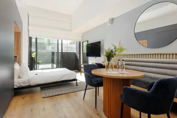 Loft en Venta Amueblado con Balcón en Roma Norte, Cuauhtémoc
