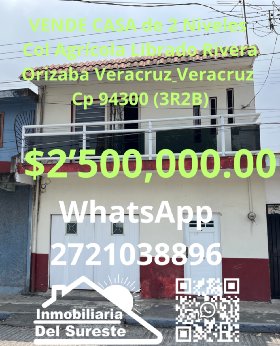 Casa en venta en Agricola Librado Rivera, Orizaba — foto 1 de 12