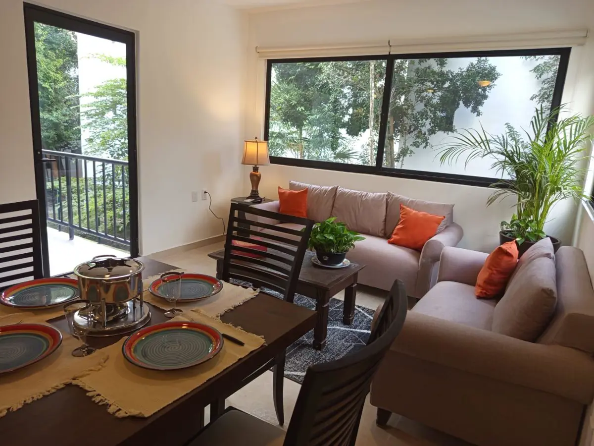 Departamento en renta en Puerto Morelos, Puerto Morelos — foto 1 de 34