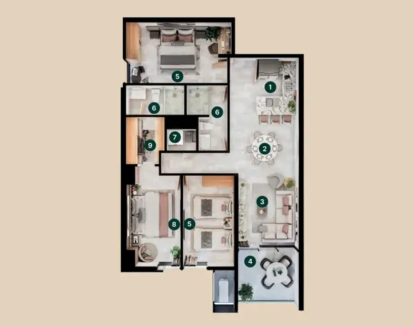 Departamento en Venta en Santa Maria, Monterrey, Nuevo León 2
