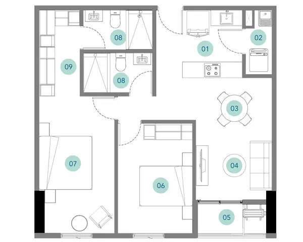 Departamento en Venta en Obispado, Monterrey, Nuevo León 2