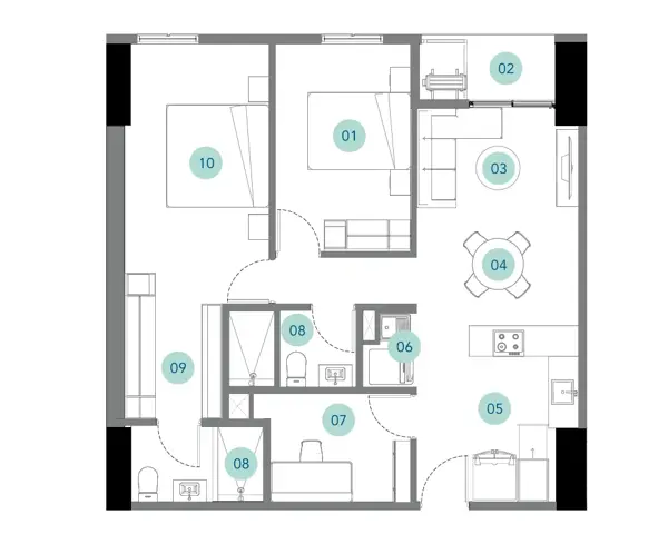 Departamento en venta en Obispado, Monterrey — foto 2 de 13
