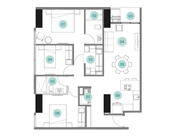 Departamento en venta en Obispado, Monterrey — foto 2 de 13