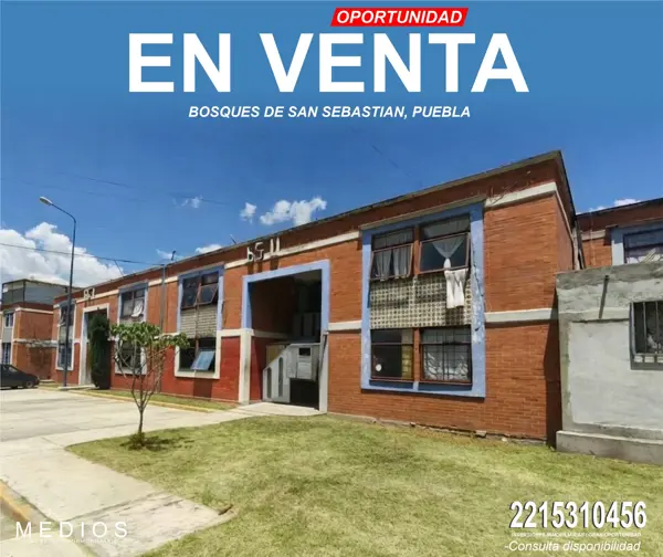 DEPTO EN LIQUIDACION EN BOSQUES DE SAN SEBASTIAN, PUEBLA, NEGOCIABLE, SOLO CONTADO