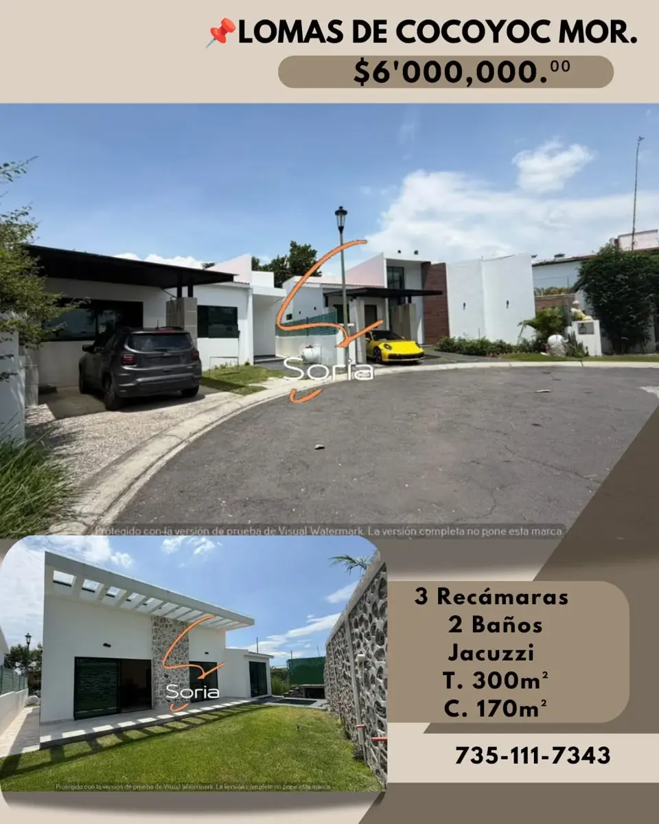 Casa en venta en Lomas de Cocoyoc, Atlatlahucan — foto 1 de 34
