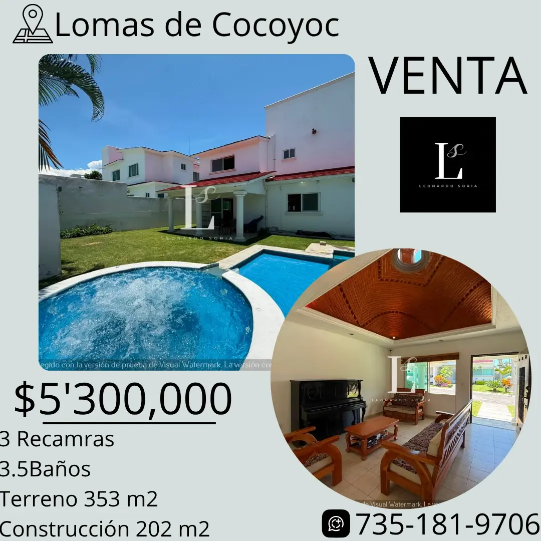 Casa en venta en Lomas de Cocoyoc, Atlatlahucan — foto 1 de 27
