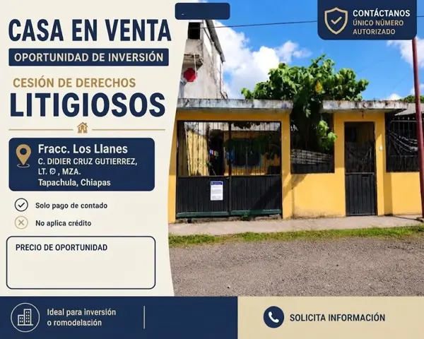 Casa en venta en El Paraiso, Tapachula — foto 2 de 6