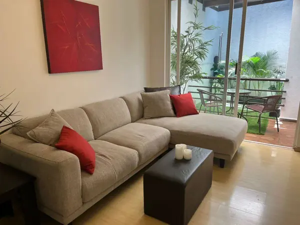 Departamento Amueblado Renta Polanco 75m2 Piso 1