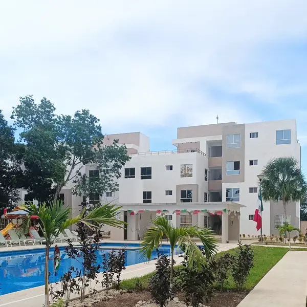 Departamento 3er. Piso Sin Muebles en Nuevo Turquesa cerca del Hosp. Gral. Dr. Kumate en Cancún