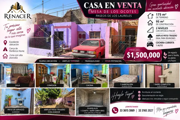 CASA EN MESA DE LOS OCOTES ZAPOPAN