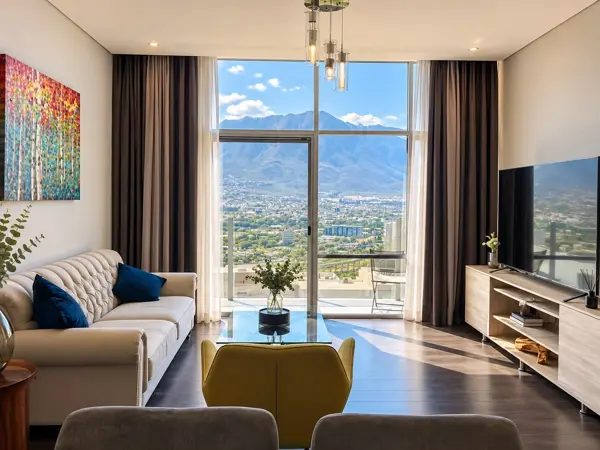 Departamento amueblado en renta en Colinas del Valle