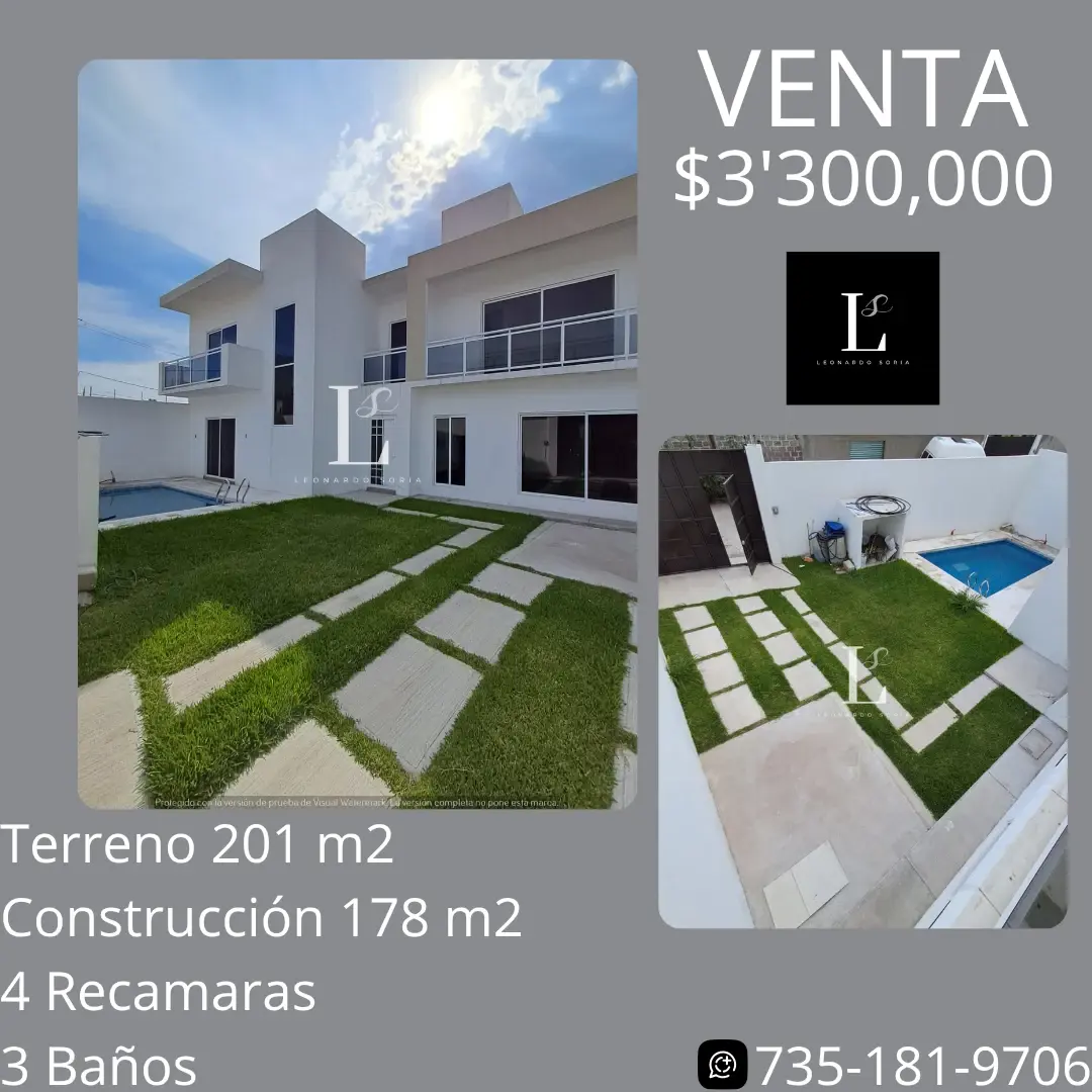 Casa en venta en Peña Flores (Palo Verde), Cuautla — foto 1 de 27