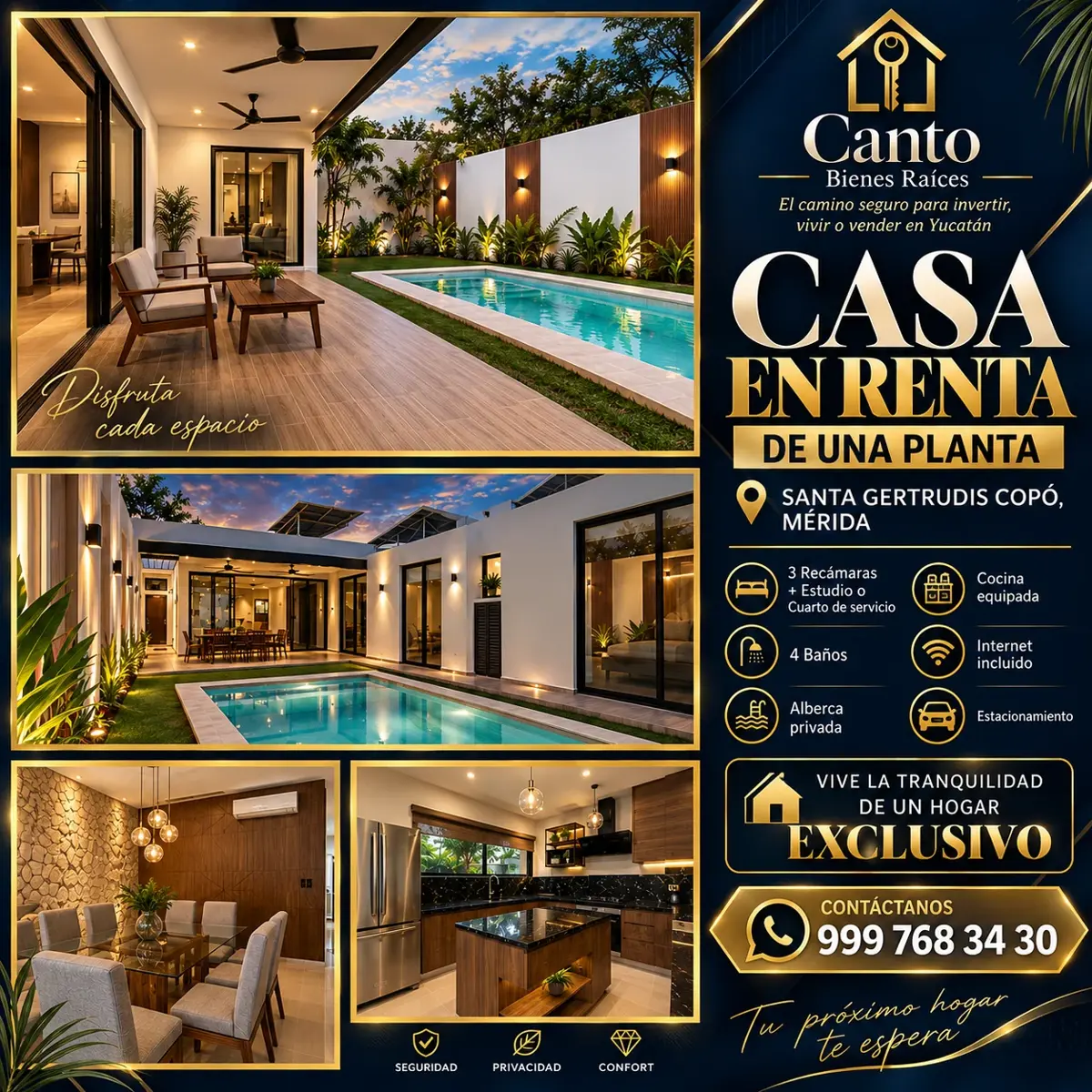 Casa en renta en Santa Gertrudis Copo, Mérida — foto 1 de 8